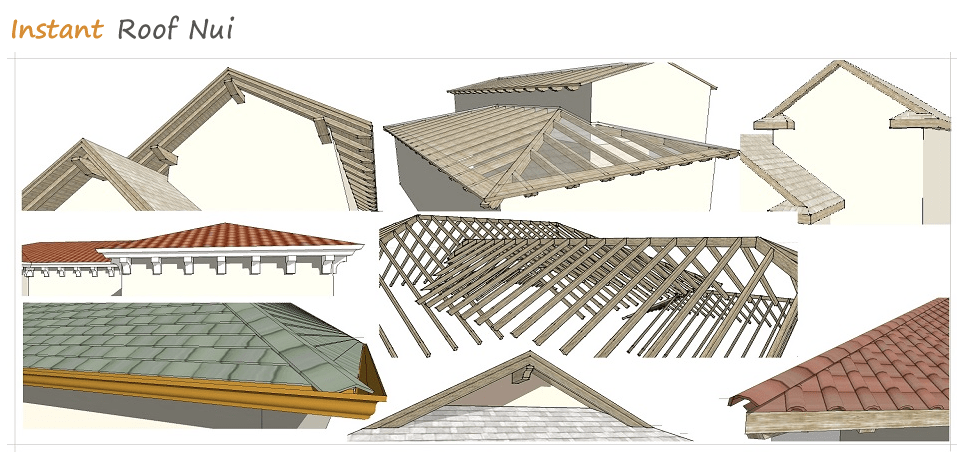 instant roof sketchup plugin